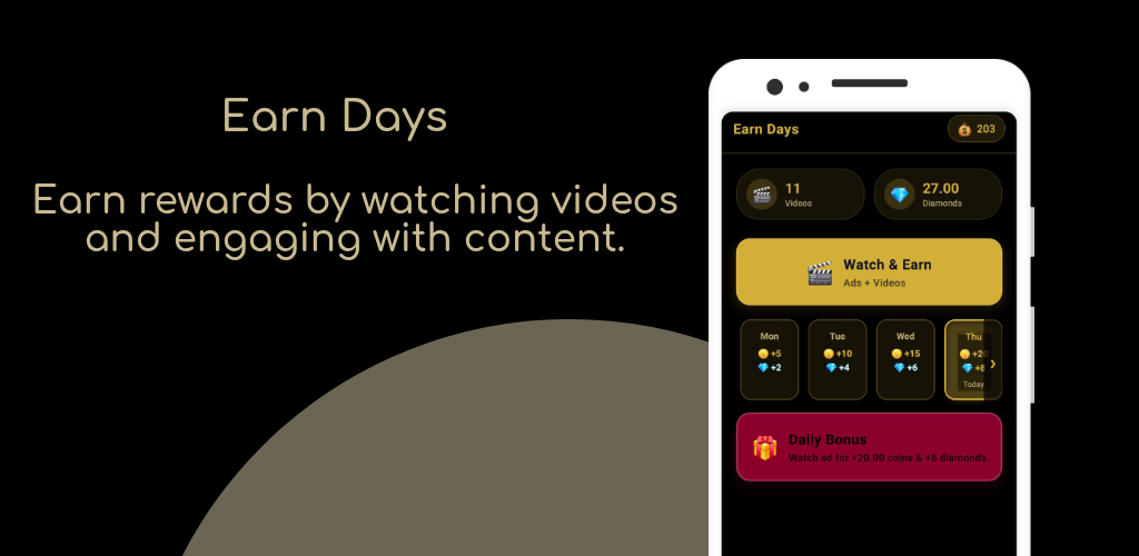 Earn Days App Interface